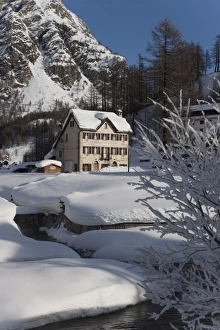 Alpe Devero Prints: Winter, Alpe Devero, Piedmont Region, Italy, Europe