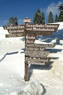 Images Dated 8th July 2005: Winter at Feldberg, Black Forest, Baden-Wurttemberg, Germany, Europe