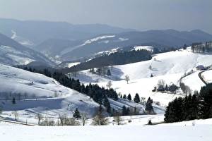 Images Dated 8th July 2005: Winter landscape at Schauinsland, Black Forest, Baden-Wurttemberg, Germany, Europe