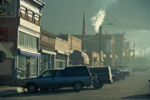 Images Dated 1st February 2008: Winter morning in Philipsburg, Granite County, Montana, United States of America