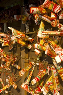 Wishing scrolls, Lam Tsuen, New Territories, Hong Kong, China, Asia