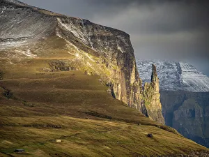 North Atlantic Prints: The Witch's Finger (Trollkonufingur), Faroe Islands, Denmark, North Atlantic, Europe