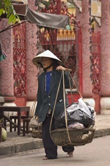 Bare Foot Prints: Woman with basket