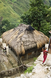 Luzon Prints: Woman carrying baby