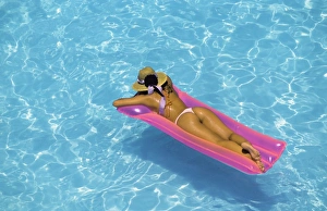 Swimming Prints: Woman in swimming pool