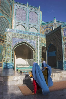 Women pilgrims at the Shrine of Hazrat Ali, who was assassinated in 661