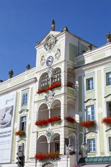 Upper Austria Prints: The wonderfully ornate Town Hall (Rathaus)