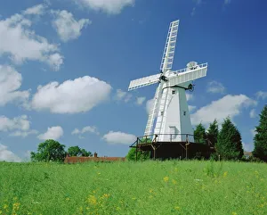 Kent Prints: Woodchurch Windmill, Kent, England, UK
