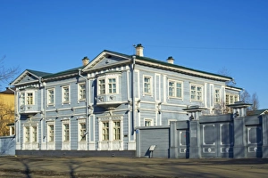 Wooden architecture, the house of the Decembrist Volkonskii, Irkustsk, Siberia, Russia, Eurasia