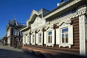 Images Dated 1st April 2011: Wooden architecture, The House of Europe, Irkutsk, Siberia, Russia, Eurasia