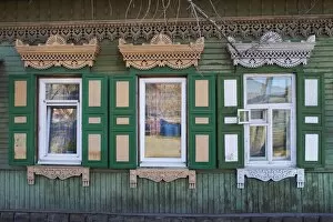 Images Dated 1st April 2011: Wooden architecture, Irkutsk, Siberia, Russia, Eurasia