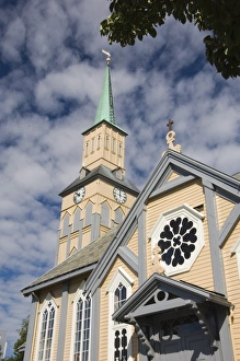 Tromso Prints: The wooden Cathedral, Tromso, Norway, Scandinavia, Europe