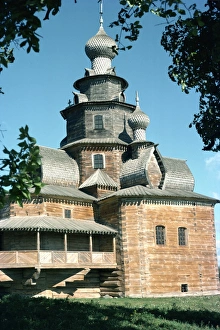 Suzdal Prints: Wooden church