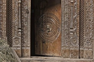 Wooden doorway