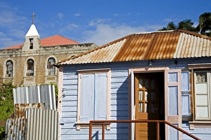 Single Storey Prints: Wooden house and Ebenezer Methodist church, St