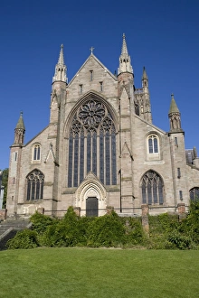 Anglican Prints: Worcester Cathedral west front, Worcester, Worcestershire, England, United Kingdom, Europe