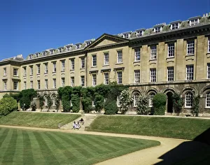 College Prints: Worcester College, Oxford, Oxfordshire, England, United Kingdom, Europe