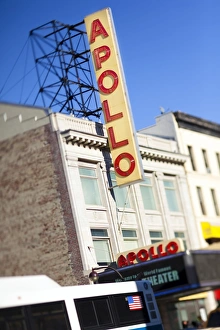 Theatre Prints: The world famous Apollo Theatre in Harlem
