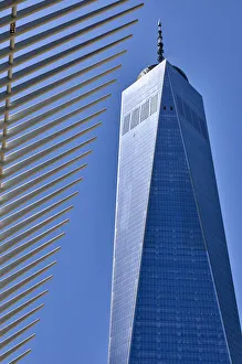 Railings Prints: One World Trade Center in New York City, New York, United States of America, North