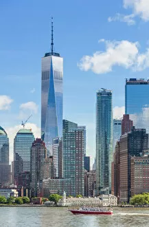 Traditionally American Gallery: One World Trade Center, One WTC, Lower Manhattan skyline, New York skyline, Hudson River