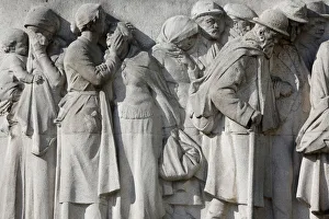 War Memorials Prints: World War I memorial in Lille, Nord, France, Europe