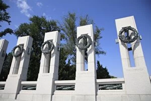 Images Dated 1st July 2009: World War II Memorial, Washington D.C. United States of America, North America