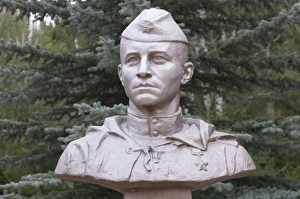 Images Dated 3rd September 2009: World War II near Karakol, Kyrgyzstan, Central Asia, Asia