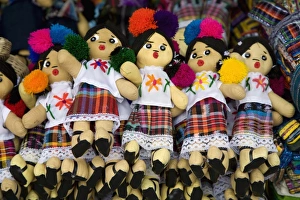 Abundance Prints: Worry dolls, Panajachel, Lake Atitlan, Guatemala, Central America