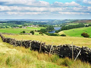 Haworth Prints: The Worth Valley near Stanbury, Yorkshire, England, United Kingdom, Europe