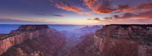 North Rim Prints: Wotans Throne, Cape Royal Viewpoint at sunset