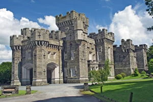 Lake District Collection: Wray Castle, holiday home of Beatrix Potter, Windermere, Lake District National Park