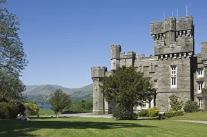 Author Prints: Wray Castle on the shore of Lake Windermere