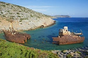 Cylades Prints: Wreck of the boat from The Big Blue movie
