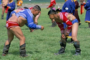 Images Dated 5th August 2008: Wrestling match