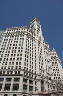 Images Dated 15th April 2008: The Wrigley Building, Chicago, Illinois, United States of America, North America