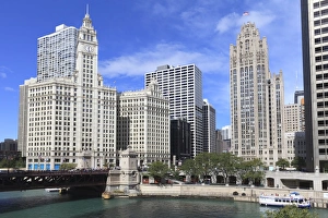 Sky Scrapers Prints: The Wrigley Building and Tribune Tower