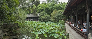 Far Eastern Prints: Wuhou Temple, Chengdu, Sichuan Province, China, Asia
