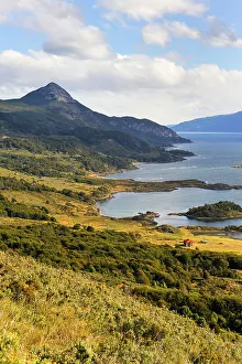 Cabin Prints: Wulaia Bay, Navarino island, Tierra del Fuego, Patagonia, Chile, South America