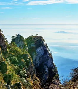 Lushan Prints: Wulao Feng (Five-Old-Man Peak) in Lushan (Mount Lu), UNESCO, Jiujiang City, Jiangxi, China
