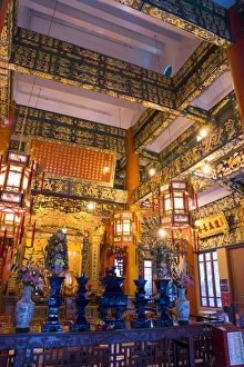 Images Dated 21st November 2007: Wun Chuen Sin Koon Temple, New Territories, Hong Kong, China, Asia