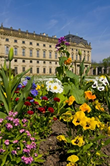Images Dated 27th April 2008: Wurzburg Residence, UNESCO World Heritage Site, Franconia, Bavaria, Germany, Europe