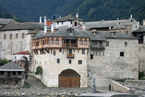 Xenophondos monastery on Mount Athos, Mount Athos, UNESCO World Heritage Site