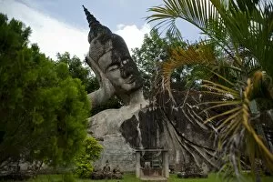 Images Dated 12th August 2009: Xiengkuane Buddha Park, Thadeua village, Vientiane, Laos, Indochina, Southeast Asia, Asia