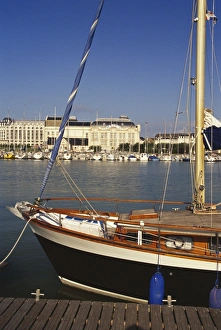 Calvados Prints: Yacht basin, casino, Trouville, Deauville-Trouville, Cote Fleurie, Calvados