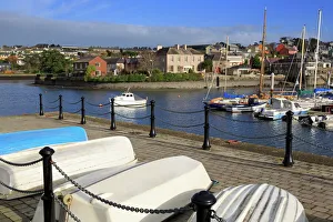 Marinas Prints: Yacht Marina, Kinsale Town, County Cork, Munster, Republic of Ireland, Europe