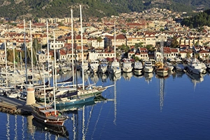 Yacht Marina, Marmaris, Anatolia, Turkey, Asia Minor, Eurasia