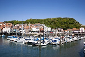 Castle Hill Prints: Yachts in the harbour and Castle Hill