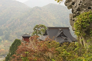 Images Dated 31st October 2007: Yamadera Temple (Risshaku-ji) on Mount Hoju, Northern Honshu (Tohoku), Japan, Asia