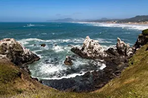 Newport Prints: Yaquina Head Nature Reserve near Newport on the Pacific Northwest coast, Oregon