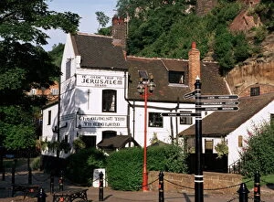 Local Famous Place Collection: Ye Olde Trip to Jerusalem, the oldest inn in England, Nottingham, Nottinghamshire